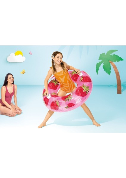 Tropikal Simit 107 Cm, Renkli ve Şık, 56261