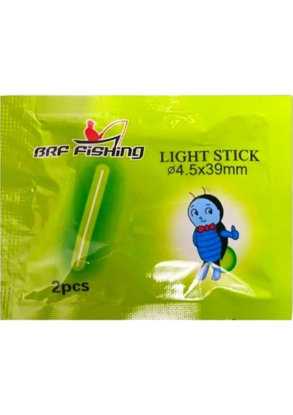 Brf Fishing 4.5X39MM Fosforlu Çubuk 2 Li Paket
