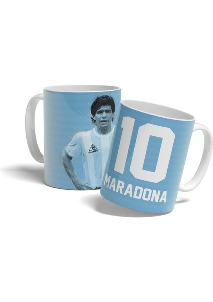 Turkuaz Desenli Özel Tasarım Baskılı Kupa Bardak