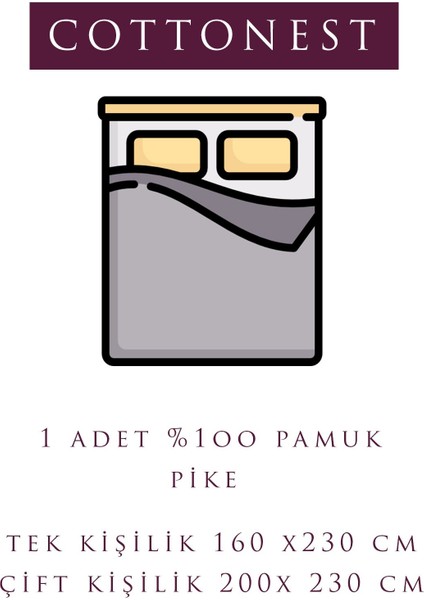 Yeşil Pamuklu Çift Kişilik Yatak Örtüsü, Rahat ve Şık Kullanım Sağlar. fırsatları