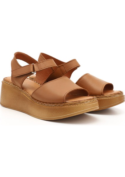 Kadın Taba Antik Dolgu Taban Hakiki Deri Sandalet fiyatları