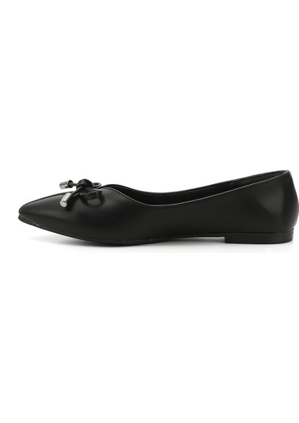 Kadın Siyah Sivri Burun Fiyonklu Babet fırsatları