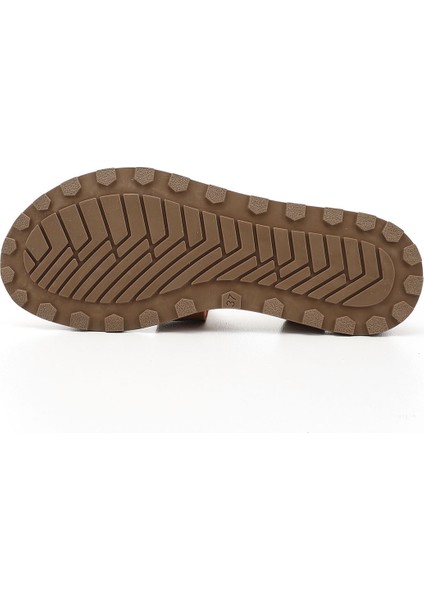 Kadın Taba Antik Cırt Bantlı Hakiki Deri Sandalet indirimleri