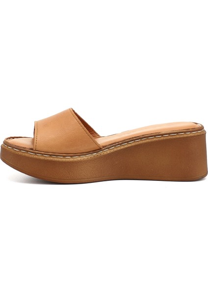 Kadın Taba Antik Dolgu Taban Hakiki Deri Terlik modelleri