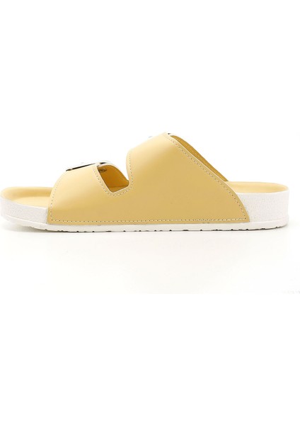 Kadın Sarı Tokalı Günlük Terlik fırsatları
