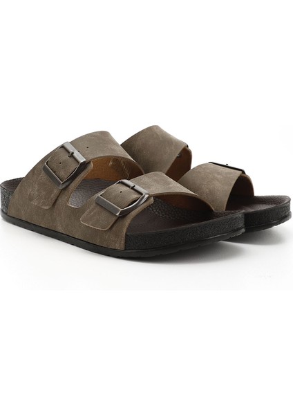 Kadın Vizon Tokalı Günlük Terlik modelleri