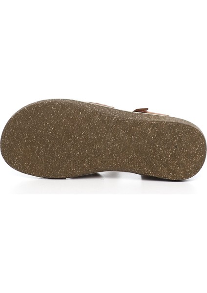 Kadın Taba Dolgu Topuk Hakiki Deri Sandalet fırsatları