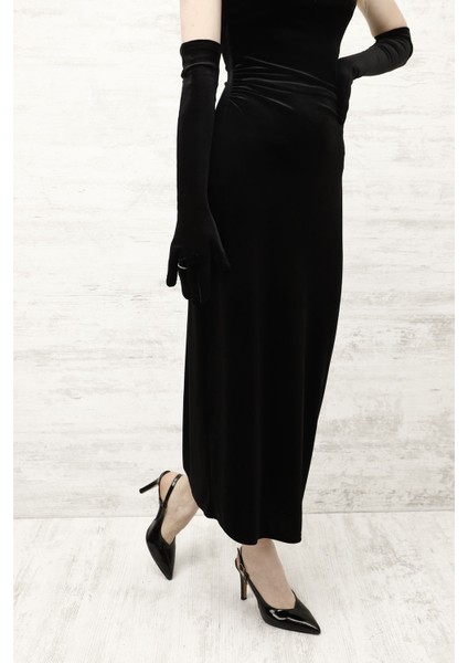 Kadın Siyah - Rugan İnce Topuklu Arkası Açık Ayakkabı fiyatları