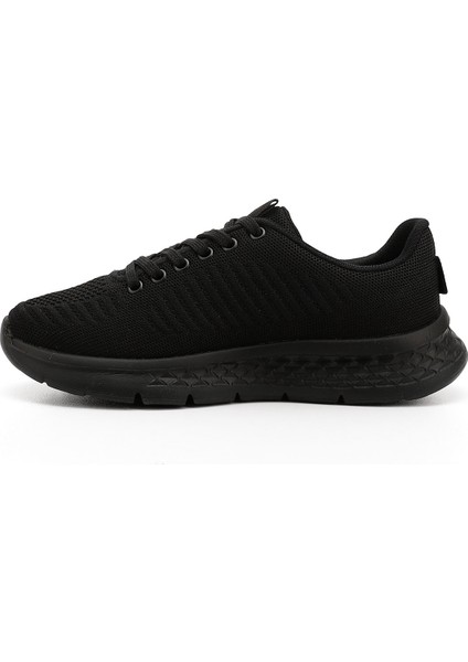 Erkek Siyah Triko Bağcıklı Comfort Sneaker modelleri