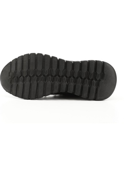 Kadın Siyah Triko Bağcıklı Memory Foam Tabanlıklı Comfort Sneaker fırsatları