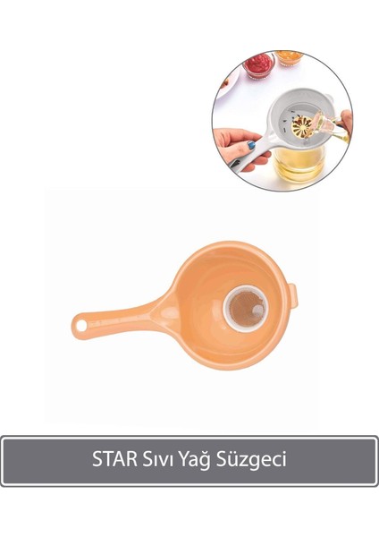Star Sıvı Yağ Süzgeci - Pratik ve Temiz Kullanım Için Mükemmel Seçim