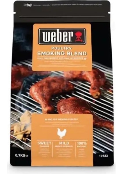 17833 Poultry Wood Chips Blend Tütsüleme Odun Cipsi – Tavuk & Kanatlılar Için Karışım 700 G