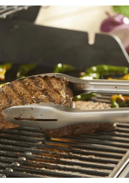 6760 Precision Grill Tongs – Hassas Kilitli Paslanmaz Çelik Maşa (46 cm) fırsatları