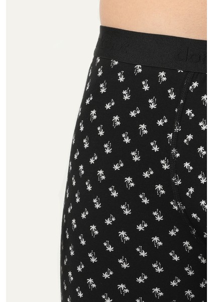 Desenli Uzun Paçalı Likralı Erkek Boxer 1014 fırsatları