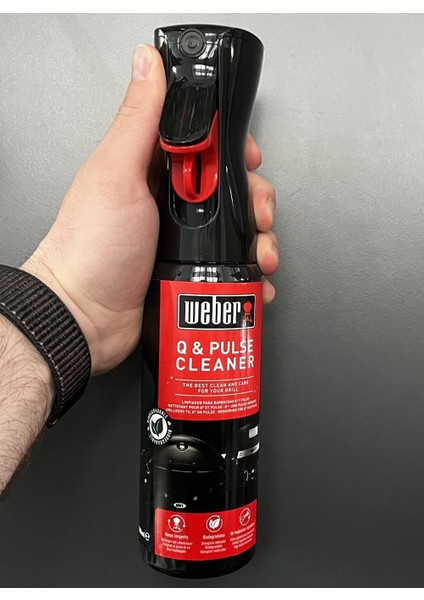17874 Q & Pulse 300 ML Çevre Dostu Barbekü Temizleyici Sprey – Elektrikli Mangal Için Özel Formül fırsatları