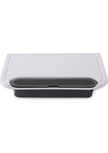 Cutting Board With Catch Bin 7032 Çok Amaçlı Kesme Tahtası | Entegre Toplama Kutusu | Izgara Yan Sehpası Uyumlu