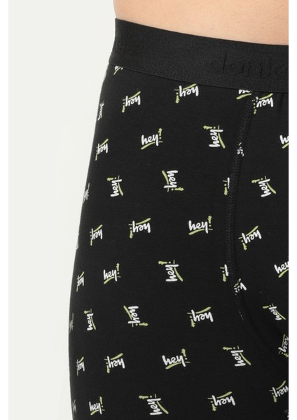 Desenli Uzun Paçalı Likralı Erkek Boxer 1014 fırsatları