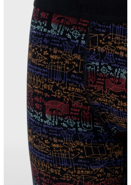 Desenli Uzun Paçalı Likralı Erkek Boxer 1014 modelleri