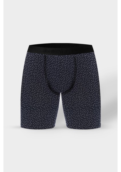 Desenli Uzun Paçalı Likralı Erkek Boxer 1014