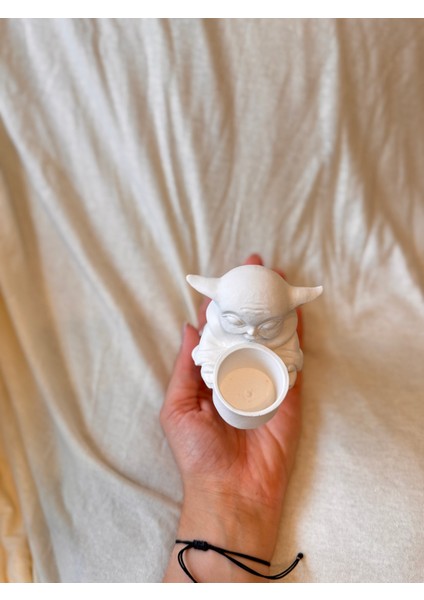 Star Wars Grogu Baby Yoda Seramik Mumluk – Mini Saksı Olarak Kullanılabilir fırsatları