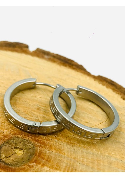 Gümüş Renk Figürlü Çelik Küpe fiyatları