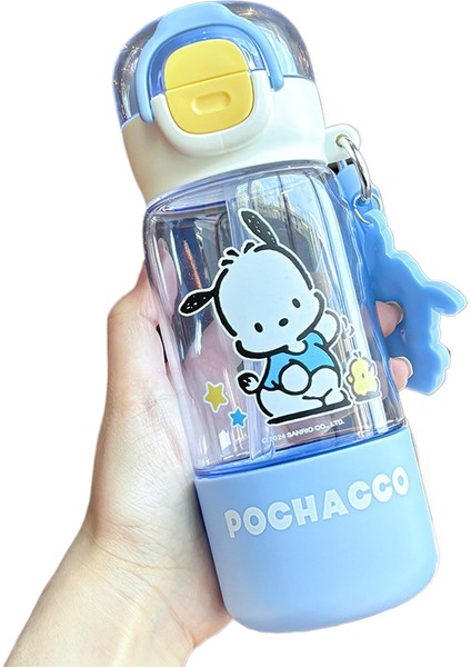 Yeni Sanrio Yüksek Yüzlü Sevimli Kız Pipet Su Bardağı (Yurt Dışından)