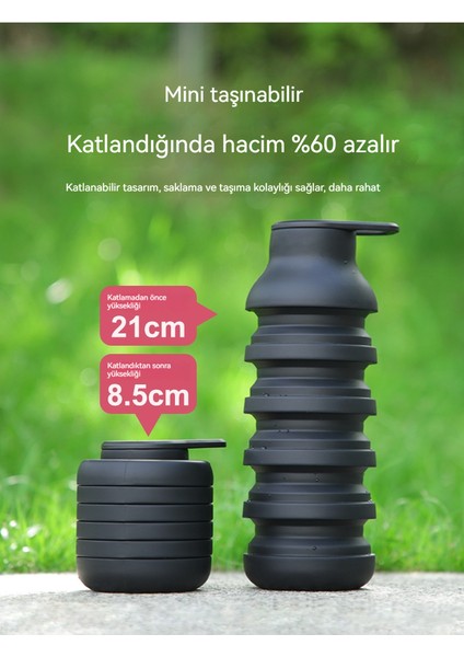 Yaratıcı Silikon Açık Hava Seyahat Spor Katlanabilir Kupa (Yurt Dışından) indirimleri