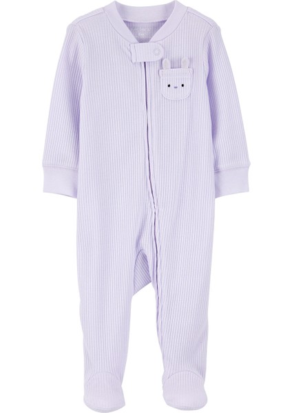 Kız Bebek Mor Uyku Tulumu