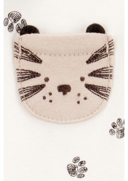 Erkek Bebek Ekru Uyku Tulumu modelleri