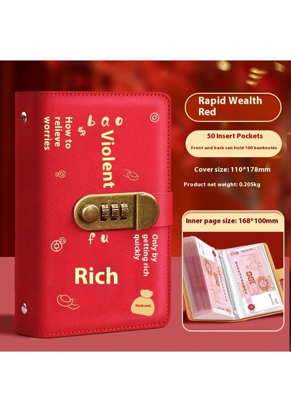 Para Defteri Kitapçığı Nakit Düzenleyici (Yurt Dışından)