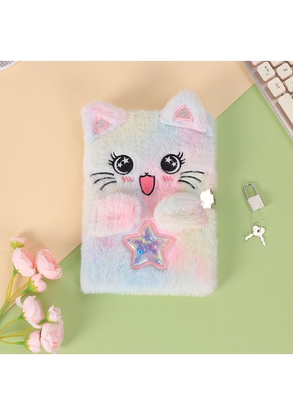 Peluş Kitap Defter Öğrenci Karikatür Sevimli Not Defteri (Yurt Dışından)