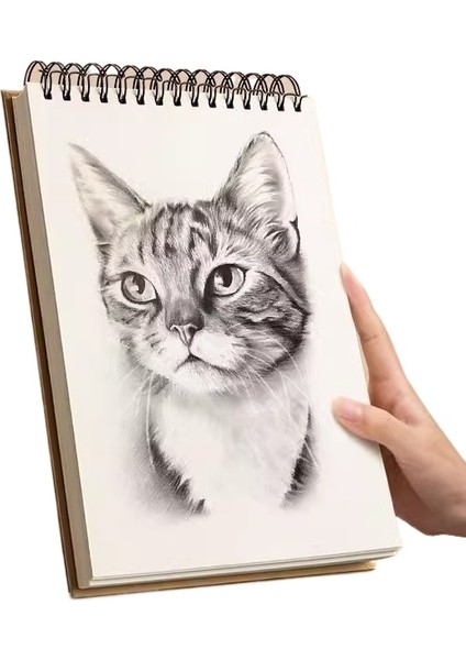 Kalınlaştırılmış A4 Eskiz Defteri 8k Eskiz Defteri 16K Elle Çizilmiş Marker Özel Çizim Kitabı Çocuk Resimli Kitap (Yurt Dışından)