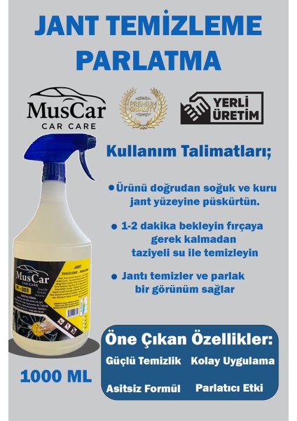 Car Care Jant Temizleme - Parlatma modelleri