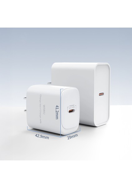 WI-G008 Essen Serisi Gan Tech Pd Type-C To Type-C Pd 30W Kablolu Şarj Seti Beyaz modelleri