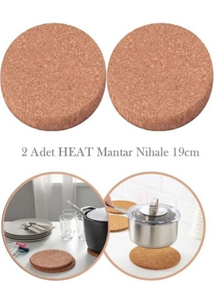 2'li 19CM Mantar Tava ve Çaydanlık Altlığı Seti fiyatları