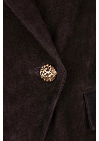 Kadın Hakiki Deri Kahverengi Süet Deri Mont 616 Z-4113 Bn Derı Ceket Y25 Kahve Suet modelleri