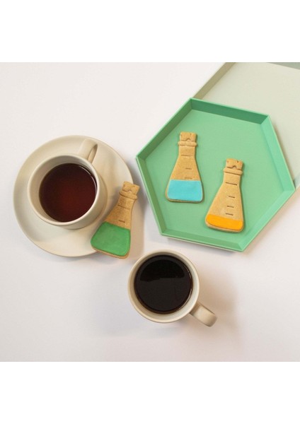 Mikroskop ve Laboratuvar Temalı Kalıp Seti, Kurabiye ve Şeker Hamuru Yapımı Için indirimleri