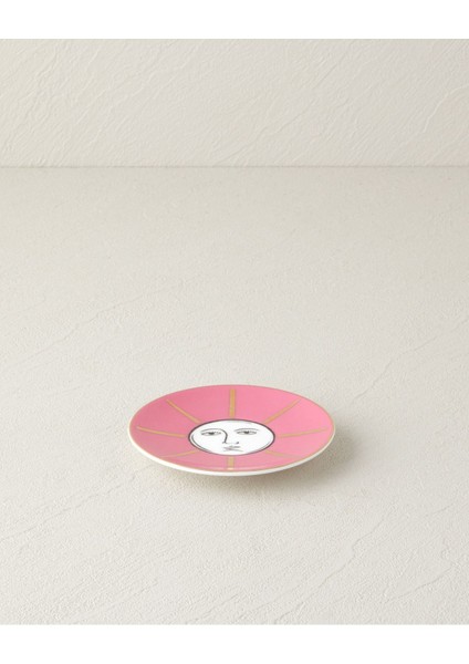 Pembe Sun Bone China Çerezlik 10 Cm, Şık ve Zarif Tasarım, Ev ve Davetler Için Ideal fiyatları