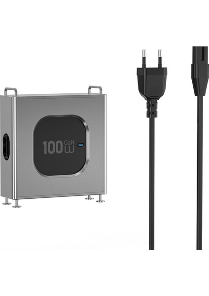 WI-G013 Warrior Serisi Gan Tech Hızlı Şarj Özellikli Şarj Başlığı 100W Siyah fırsatları