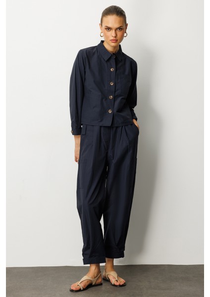 Kadın Gömlekli Kısa Paçalı Pantolon Takım fiyatları