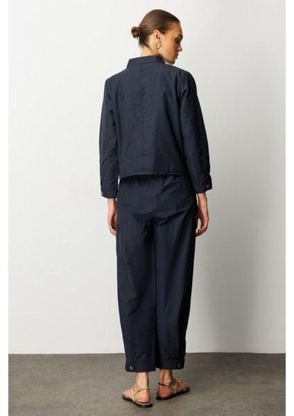 Kadın Gömlekli Kısa Paçalı Pantolon Takım