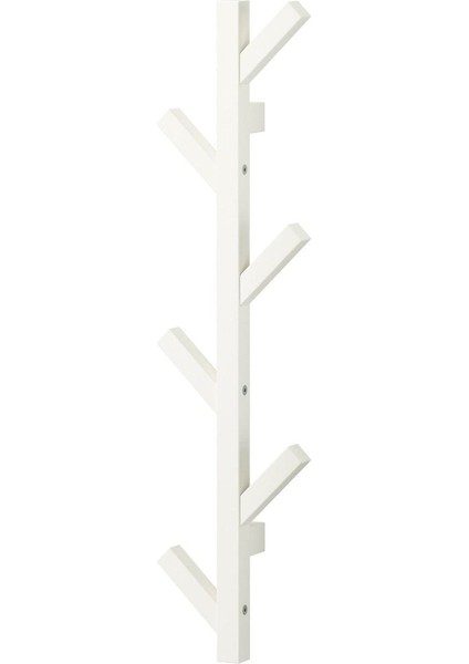 Şık Ahşap Duvar Askısı 78X7X19 Cm, Beyaz, Dayanıklı, Modern ve Kullanışlı Tasarım