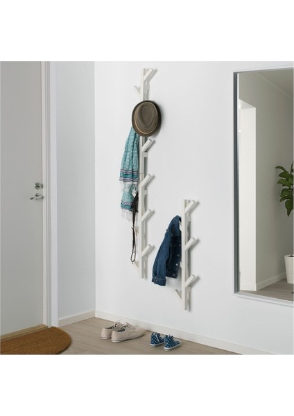 Şık Ahşap Duvar Askısı 78X7X19 Cm, Beyaz, Dayanıklı, Modern ve Kullanışlı Tasarım modelleri