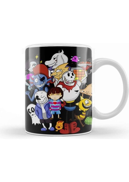 Beyaz Porselen Kupa Bardak, Eğlenceli ve Şık Tasarım, Sağlıklı ve Dayanıklı