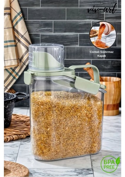 Yeşil 1100 ml Kapaklı Sızdırmaz Saklama Kabı fiyatları