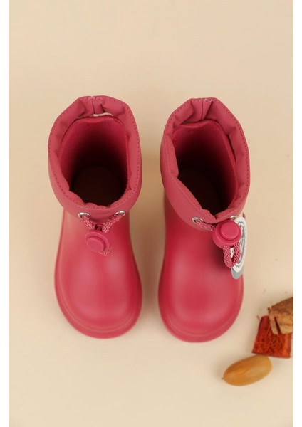23-30 Numara Igor Kız Çocuk Frambuaz Renk Bımbı Euri Yağmur Çizmesi