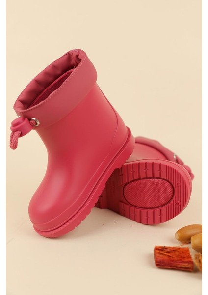 23-30 Numara Igor Kız Çocuk Frambuaz Renk Bımbı Euri Yağmur Çizmesi