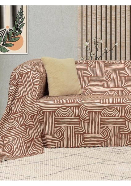 Gökkuşağı Desenli Boho Koltuk ve Kanepe Örtüsü, 130X180, Şık ve Şirin. fiyatları