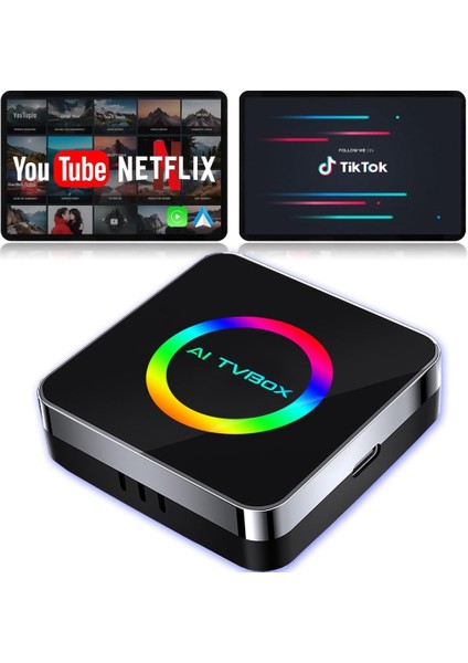 Araç Carplay Ai Box Uyumlu Kit Youtube, Netflix Android Auto (4+64) - Android 13 Video Izleme Navigasyon Uygulama Indirme