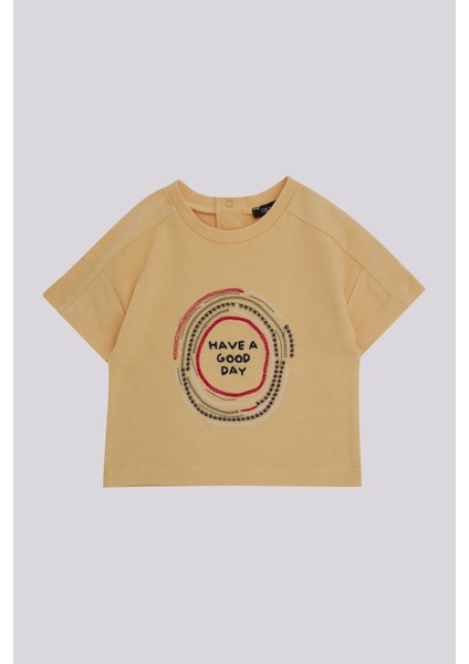 Bg Store Erkek Bebek Hardal Tshirt